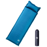 Self Inflating Camping Mattress with Pillow 1-Person Turquoise 4007130