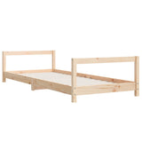 Kids Bed Frame 80x200 cm Solid Wood Pine 834390