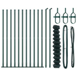 Welded Wire Fence with Concrete Base 25 x 0.8 m 3351244