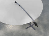 2.7m Cantilever Parasol, with Cross Base - Grey T3398P328446