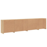 Sideboard with LED Lights Sonoma Oak 283x37x67 cm 3209018