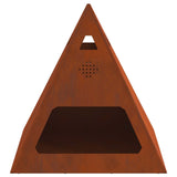 Fire Bowl Rusty 50 x 50 x 51 cm Weathering Steel 858953