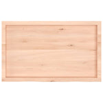 Table Top 100x60x cm Untreated Solid Wood Oak 3156306