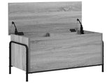 Storage Box Grey Sonoma 80 x 40 x 49.5 cm Engineered Wood 8013677