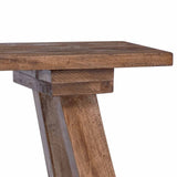 Bench Natural 92 x 23.5 x 45.5 cm Solid Mahogany wood 42012395