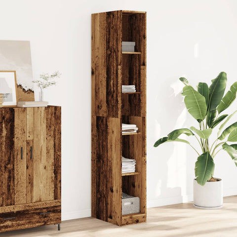 Wardrobe Old Wood 30x50x200 cm Engineered Wood 3307709