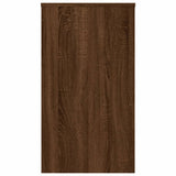 Desk Brown Oak 90x40x72 cm Engineered Wood 815305