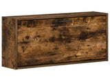 Wall-Mounted Shoe Cabinet UTRECHT 71 x 17 x 43 cm Smoked Oak 897730