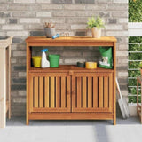 Garden Console Table 80x35x75 cm Solid Wood Acacia 319696