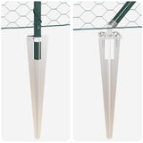Welded Wire Fence with Spikes 100 x 1.6 m 3353182