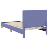 Children's Bed Frame with Headboard Jeans Blue 90 x 200 cm 42011003