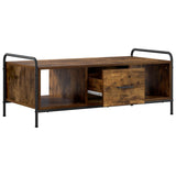 Coffee Table Smoked Oak 99.5 x 49 x 41 cm Engineered Wood 8013586