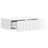 Wall-Mounted Side Table High Gloss White 59 x 34.5 x 17 cm 898319