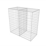 ZNTS Gabion Basket Galvanised Steel 100x50x100 cm 142550