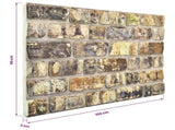 Wall Panels 10 pcs Multicolour 100 x 50 cm EPS Foam 332928