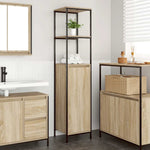 ZNTS Bathroom Cabinet with Shelves Sonoma Oak 36x35x165 cm 861908