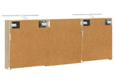 Bathroom Cabinet Set 3 pcs 120 x 10.5 x 60.5 cm Engineered wood 3403738