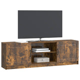TV Cabinet Smoked Oak 150 x 31 x 47 cm Engineered Wood 895840