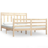 Bed Frame without Mattress 120x190 cm Small Double Solid Wood 3105285