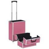 Make-up Trolley Aluminium Pink 91823