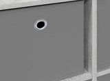 Sideboard with Drawer Concrete Grey 59.5 x 27 x 57 cm 8000535