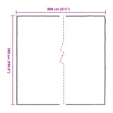 Plant Cover Transparent 5 x 8 m PE 3429322