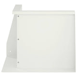 Retaining Wall 2 pcs 50 x 50 x 30 cm Steel White 8015160