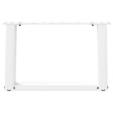 Coffee Table Legs U-Shaped 2 pcs White 50x cm Steel 4012745