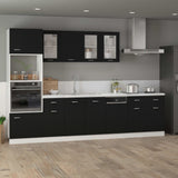 Drawer Bottom Cabinet Black Engineered wood Medium 801237