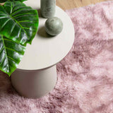 Shaggy Rug High Pile NAVARRA Dusty Pink 240x340 cm Polyester 4102857