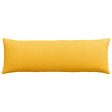 Sofa Pillows 2 pcs Light Yellow 120 x 40 cm Corduroy Fabric 42013823
