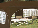 Pop-up Party Tent 575 x 288 x 245 cm Taupe Oxford Fabric 42019894