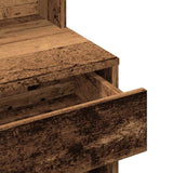 Dressing Table with Mirror Old Wood 74.5x40x141 cm 857007