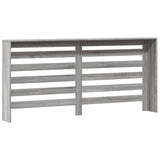 Radiator Cover Grey Sonoma 175x20x82 cm Engineered Wood 852713