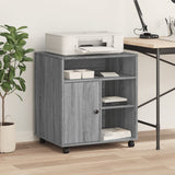 Printer Stand with Wheels Grey Sonoma 60x50x67 cm 840630