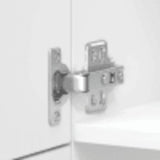 Kitchen Cupboard Lucca High Gloss White Engineered Wood 853869