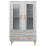 Highboard Grey Sonoma 70x31x115 cm Engineered Wood 817478