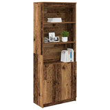 Highboard Old Wood 70x35x180 cm Engineered Wood 3328478