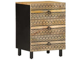 Sideboard 40x33.5x75 cm Solid Rough Wood Mango 4018651