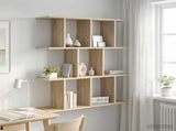 Wall Shelf Sonoma Oak 102 x 20 x 96 cm Engineered Wood 8012214