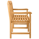 Handcarved Rose Bench 179.5 x 61 x 90 cm Solid Teak Wood 42030015