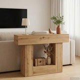 Console Table Artisan Oak 101 x 30 x 74 cm Engineered Wood 899952