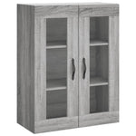 Highboard Grey Sonoma 69.5x34x180 cm Engineered Wood 3198567