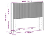 Headboard Old Wood Engineered Wood 889653
