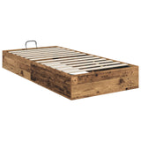 Ottoman Bed Frame Old Wood 80.5 x 200 cm Engineered Wood 3409267