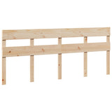 Bed Frame without Mattress 200x200 cm Solid Wood Pine 3302306