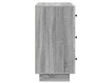 Drawer Cabinet Grey Sonoma 66 x 34.5 x 90 cm Engineered Wood 893921
