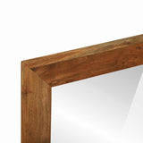 Bathroom Mirror Brown 50 x 22 x 70 cm Solid Acacia Wood 4016738