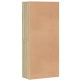 Shoe Cabinet Sonoma Oak 80x39x178 cm Engineered Wood 3276674