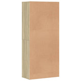 Shoe Cabinet Sonoma Oak 80x39x178 cm Engineered Wood 3276674